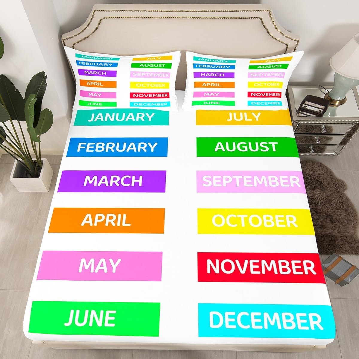 Chemistry Bed Sheets for Kids Teens Girls Boys,Chemical Experiment Fitted Sheet Twin,Science Themed Sheets for Math Lovers,Chemistry Lab Bedding Set,White and Black