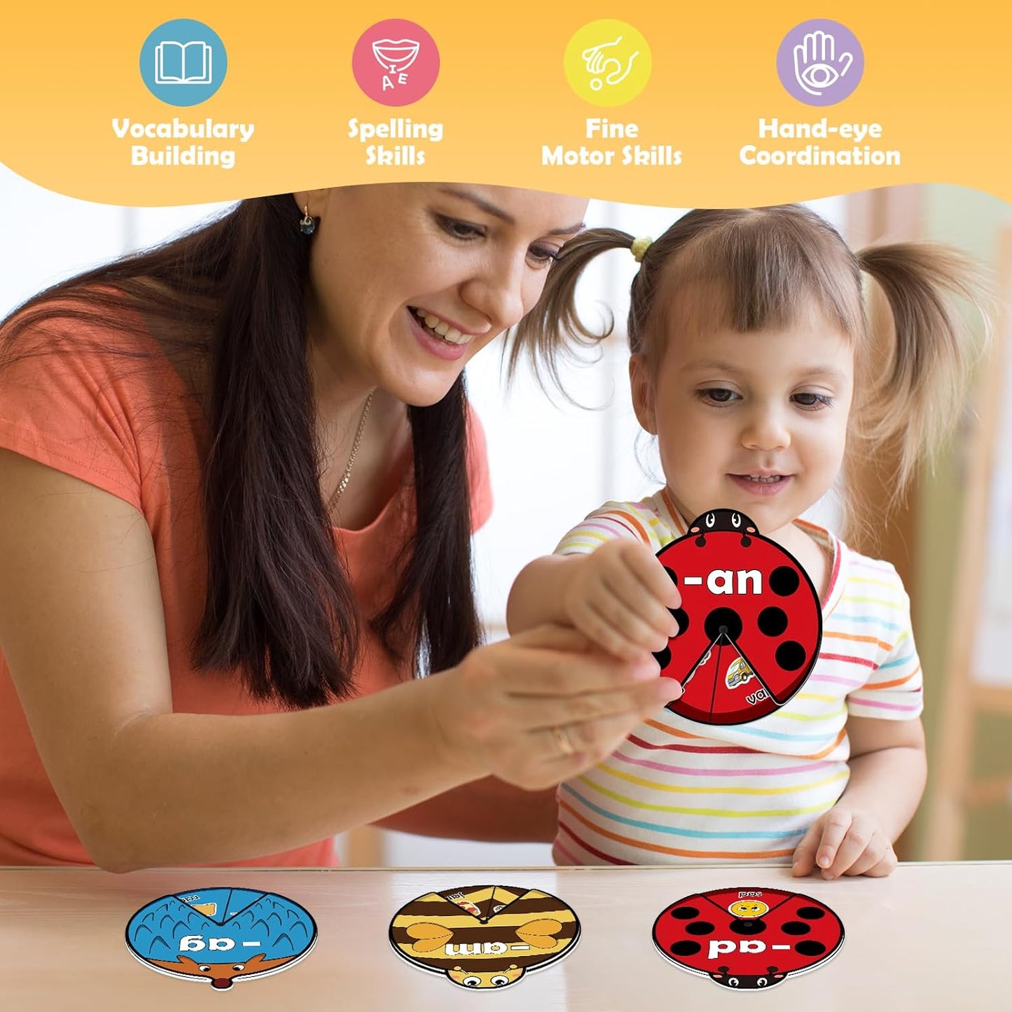 Kasfalci Life Cycle Toys for Kids,Animal Plant Insect Bug Ladybug Butterfly Tadpole to Frog Kit,Montessori Learning & Education Toys,Preschool Science Learning Activities for Toddlers,Board Card Games