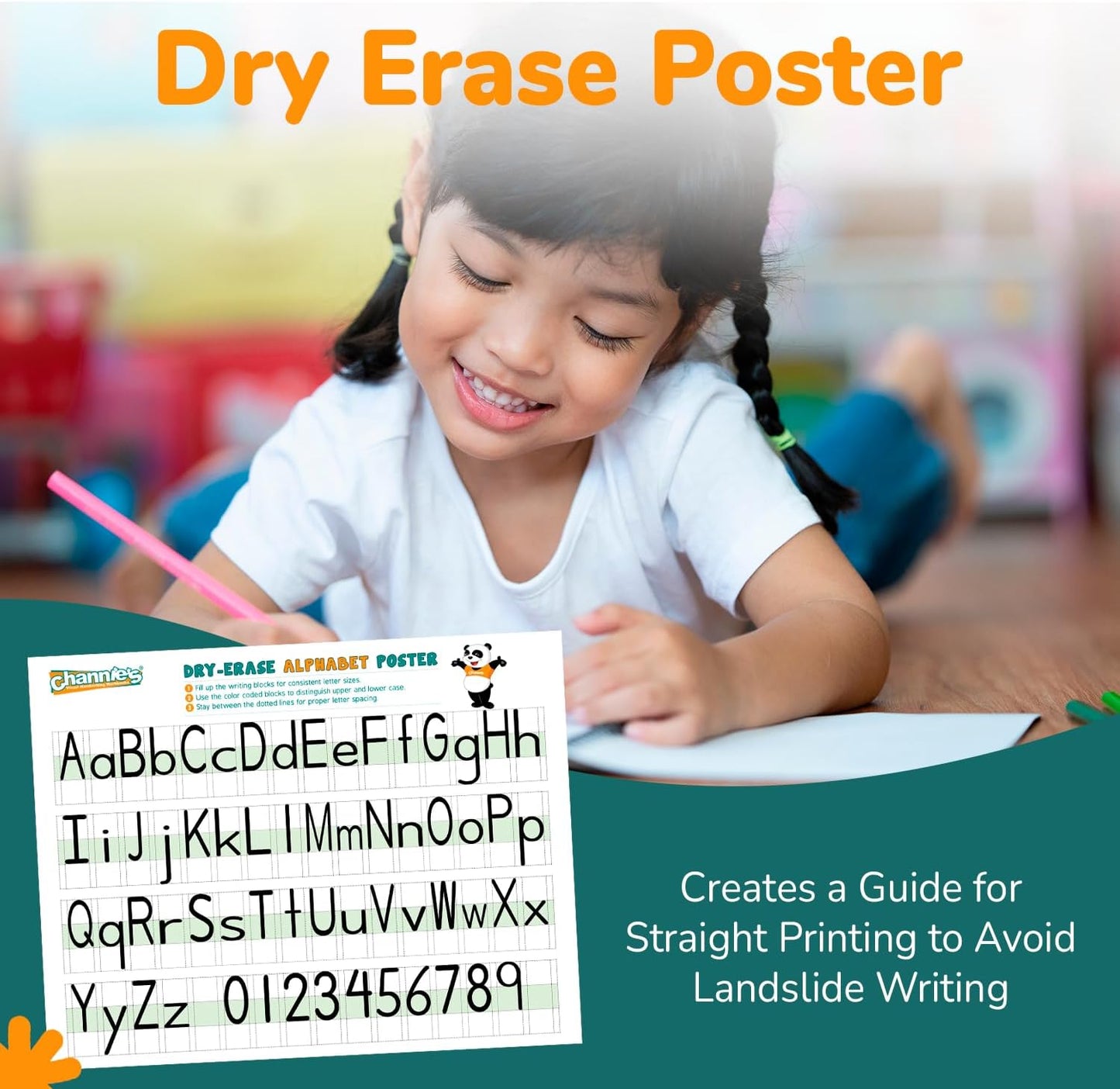 Dry Erase Number & Alphabet Flashcards for Kids Ages 3-5, 10 Numbers & 26 Visual ABC Flash Cards, Homeschool Learning Supplies, Summer School & After School Teaching Supplies for Handwriting Practice