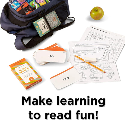 Award-Winning Phonics & Vocabulary Flash Cards (1000+ Words w/Prefixes, Suffixes & CVC) incl. Games & Visual Aids for Ages 4-8, Pre-K to 3rd Grade