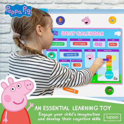 Peppa Pig Toddler Busy Board – Montessori toys for 1 2 3 4 Year Old, Educational Activity Sensory Board for Preschool Learning Fine Motor Skills, Gift Toys for Boys Girls, Airplane Car Travel Toy