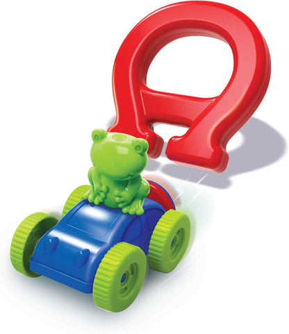 4M KidzLabs Fun Magnet Science Kit (1 Pc.) - Hands‑On Magnet Learning Set with Magnet, Vehicle & Frog Toy - Perfect for STEM Learning, Science Exploration & Educational Play for Kids