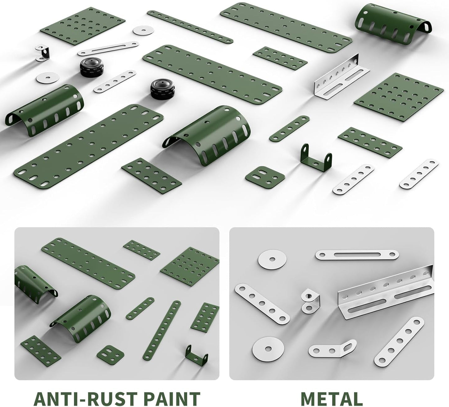 Lucky Doug STEM Building Projects Model Truck Set - Building Toys for Kids Ages 8-12, Assembly Science Army Toys for Boys 8 9 10 11 Years Old