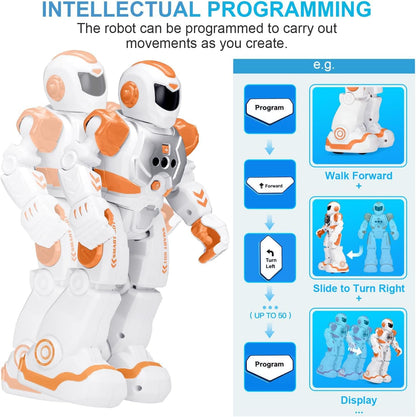 KingsDragon Robots Toy for Kids, RC Gesture Sensing Toy, Interactive Walking Singing Dancing Robot Birthday Presents for Boys Girls Age 6 7 8 9 Years Old
