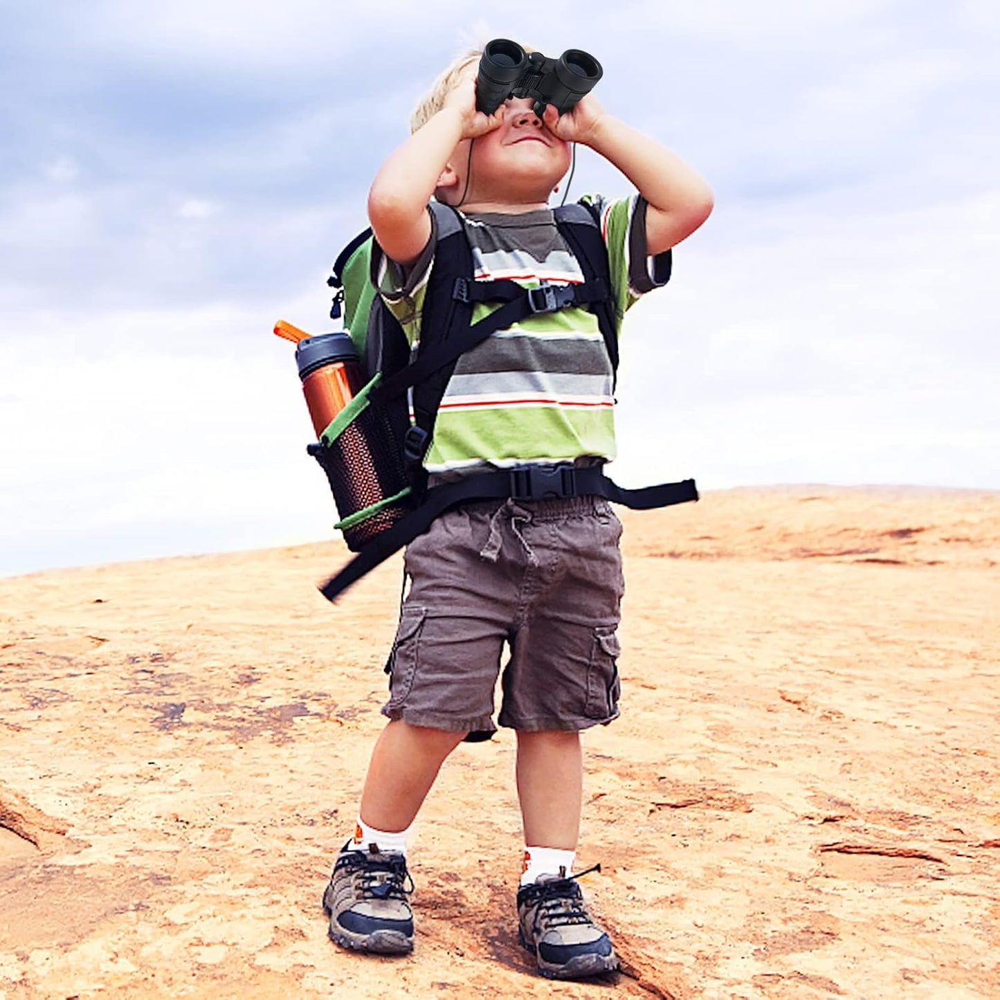 ESSENSON Binoculars for Kids Toys Gifts for Age 3, 4, 5, 6, 7, 8, 9, 10+ Years Old Boys Girls Kids Telescope Outdoor Toys for Sports and Outside Play, Bird Watching, Birthday Presents(Blue)