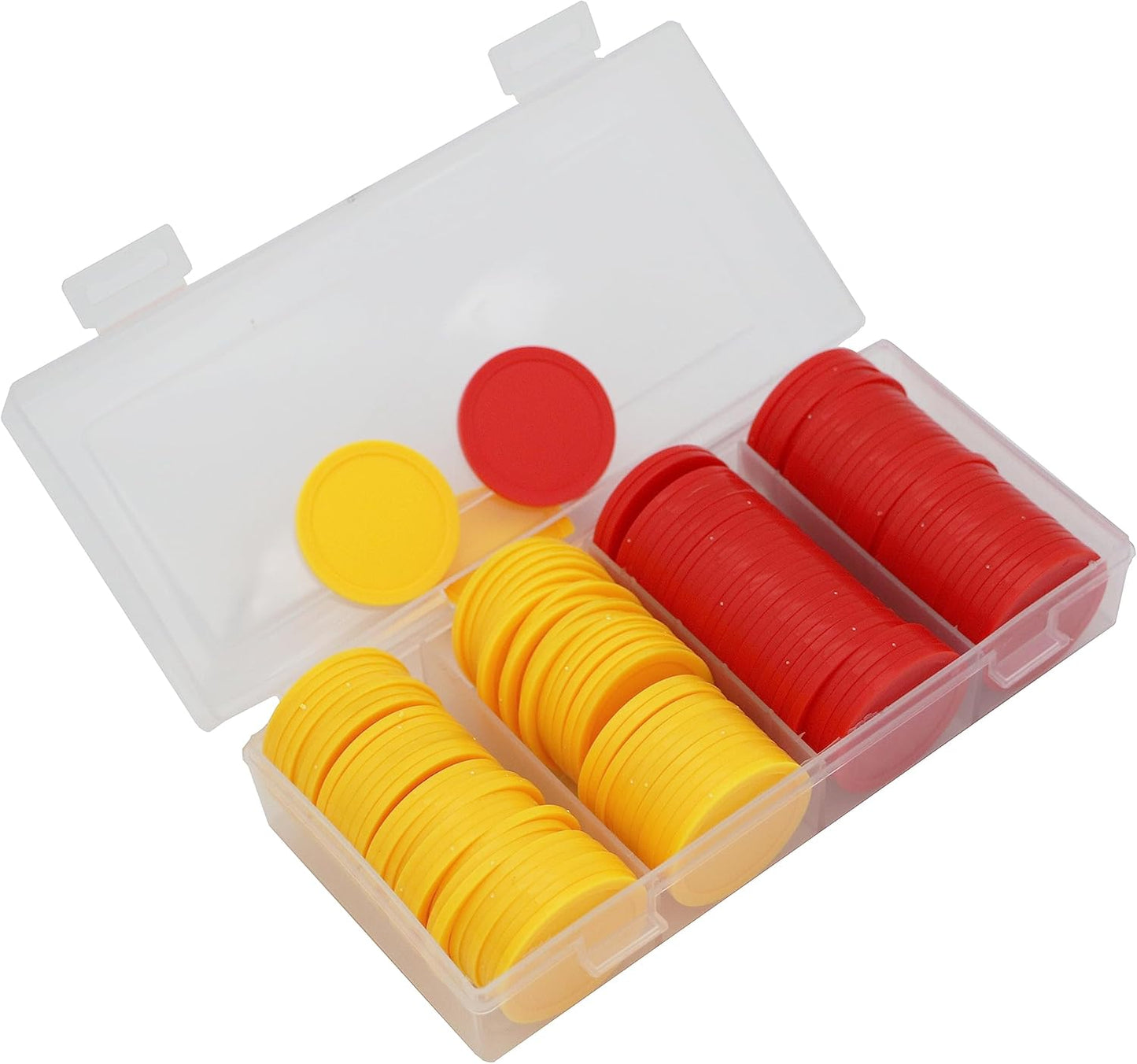 35MM/1.37-inch Box of 120 Counting Coins for Poker Chips and Game Coins (Light Blue, 35MM/1.37-inch)