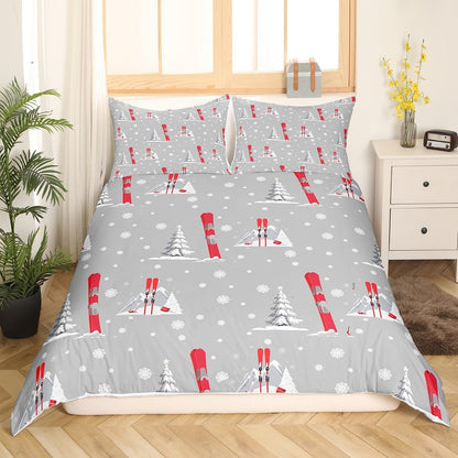 Drum Kit Duvet Cover,Kids Musical Instruments Bedding Set,Rock Music Comforter Cover for Boys Girls Room Decor,Neon Lighting Lightweight Bedspread Cover Twin Size with 1 Pillow Case(No Comforter)