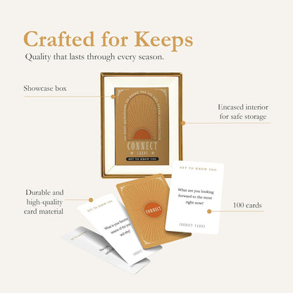 Connect Cards Family Edition - 100 Family Conversation Cards for Kids and Parents to Spark Deeper Connections & Meaningful Moments - Conversation Starters at Home, Dinner, or Travel
