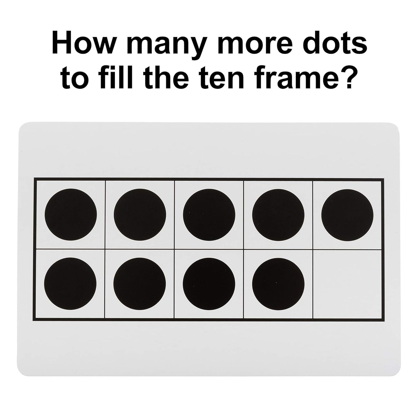 LEARNING ADVANTAGE Ten Frame & Dot Card Set | Early Math Manipulative | In-Home Learning | Math Game for Kids