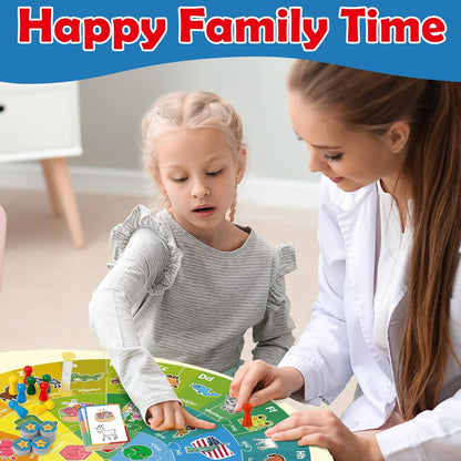 Quilinz Jigsaw Puzzles,Floor Puzzle,Animal Puzzle for Kids,Alphabet Learning Toys,ABC Letter Games for Kindergarten,Memory Matching Game,Family Board Game,Toddler Educational Toys,Birthday Gift