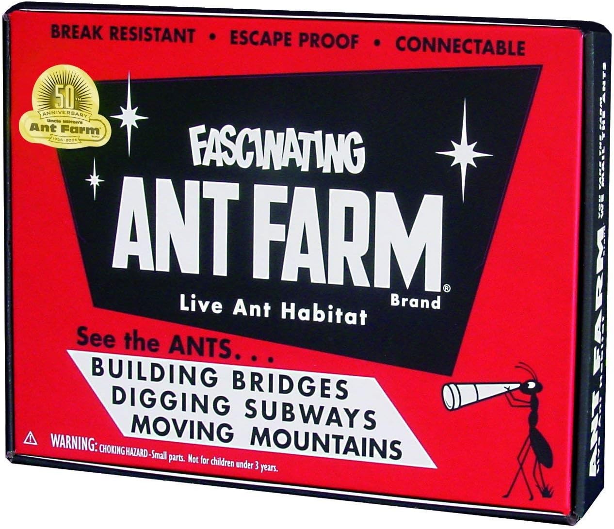 Uncle Milton Ant Farm Live Ant Habitat, Vintage