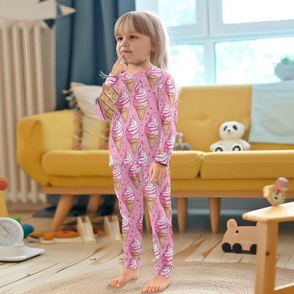 ALAZA Shark Starfish Palm Tree 2 Piece Pajama Set Long Sleeve Top and Pants Sleepwear Unisex - Colors B
