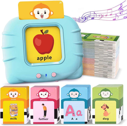 Toddler Girls Toys Talking Flash Cards-296 Sight Words, Educational Toys for 1 2 3 4 Year Old, Speech Therapy&Autism Learning Materials, Toddler Girlt Birthday Gift with Durable Cards