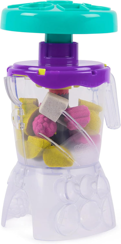 Kinetic Sand, Smoothie Mixer Playset with 14 oz Play Sand, Tools & Popsicle Mold, Play Food Toy, Arts and Crafts Kids Toys for Girls & Boys Ages 5 and up