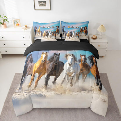 Erosebridal Chemistry Comforter Set with Sheets Full Size Periodic Table of Elements Bed in A Bag 7 Piece Science Chemistry Lovers Bedding Set for Kids Boys Children Bedroom Modern Black Bed Sets