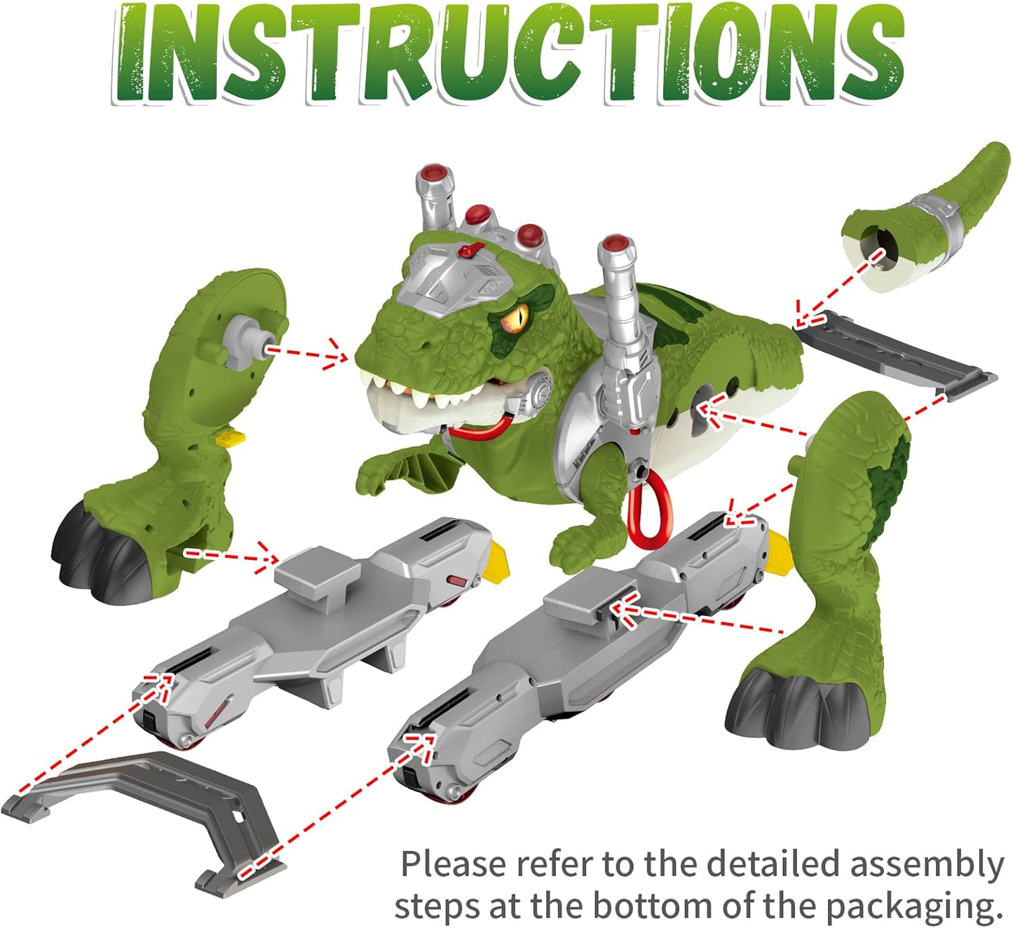 Kids Electric Dinosaur Ride On Toys, Toddler Ride On Cars with Music, Light & Smoke, Preschool Kids Scooter Foot-to-Floor Walker, Toddler Electric Car Toy Chrismas Birthday Gifts Indoor Outdoor,Yellow