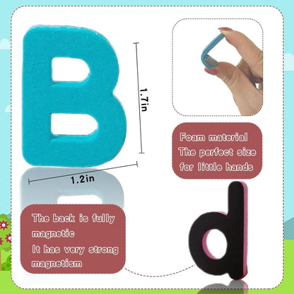 Magnetic Letters and Numbers Set – 263 Pieces Educational Toys for Kids Ages 3+ – Colorful Alphabet Magnets for Whiteboard & Fridge – Preschool Learning Resources Ideal for Homeschool & Classroom