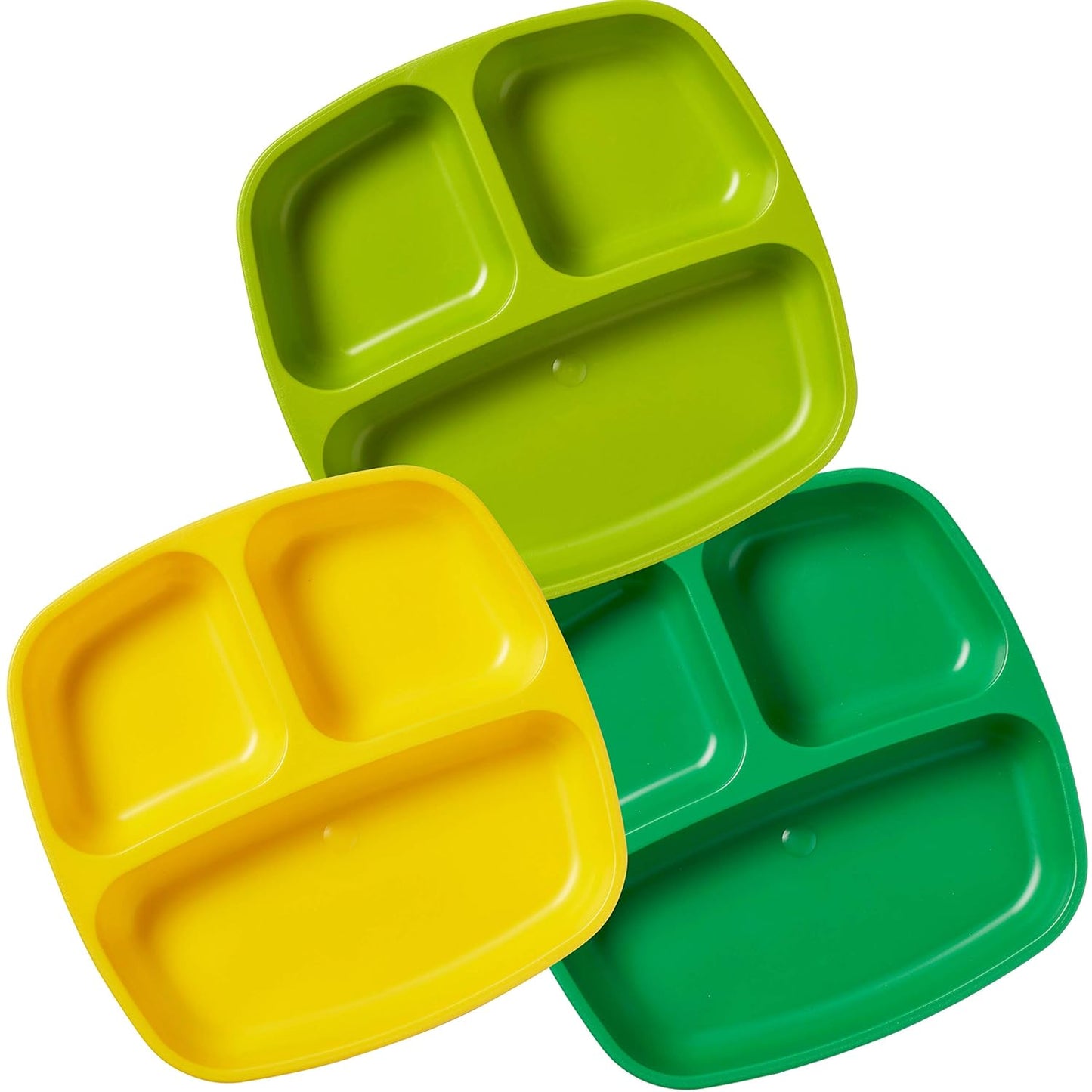 ECR4Kids My First Meal Pal Drinking Cups, Kids Plastic Tableware, Stackable And Dishwasher Safe, Stackable Tumblers For Baby, Toddler And Child Feeding, 3-Pack - Tropical