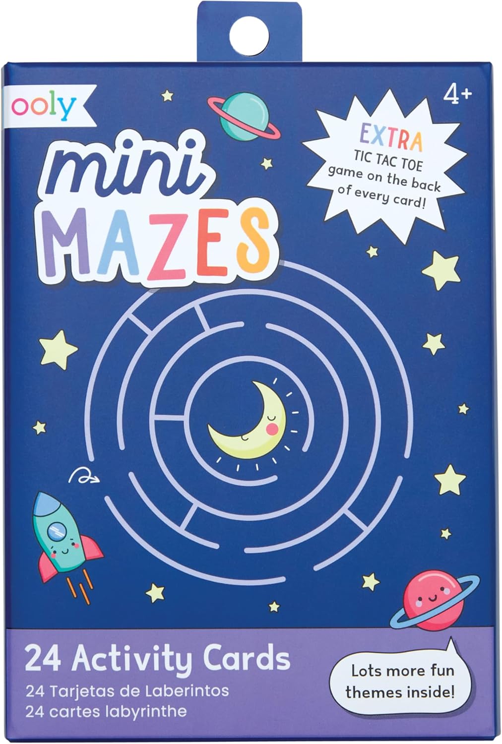 OOLY Connect the Dots Activity Cards for Kids - 24 Connect the Dots Cards with Bonus Tic Tac Toe, Screen-Free Travel Activity, Ages 4+