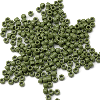 Gxueshan 1000 Pcs Acrylic Black Pony Beads 6x9mm Large Hole Pen Hair Kandi Beads Bulk for Friendship Bracelet Necklace Jewelry Making Earring Braiding Kit