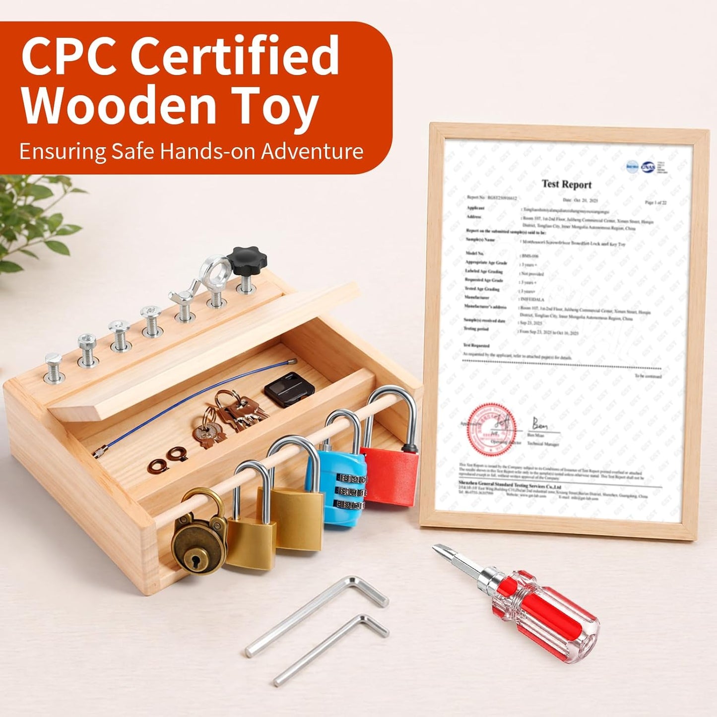 INIFEIDALA Kids Tool Set,Montessori Educational Toys for 3 4 5 Year Old,Montessori Screwdriver Board Set,Sensory Preschool Learning for Toddler Travel,Fine Motor Skills - STEM Toys