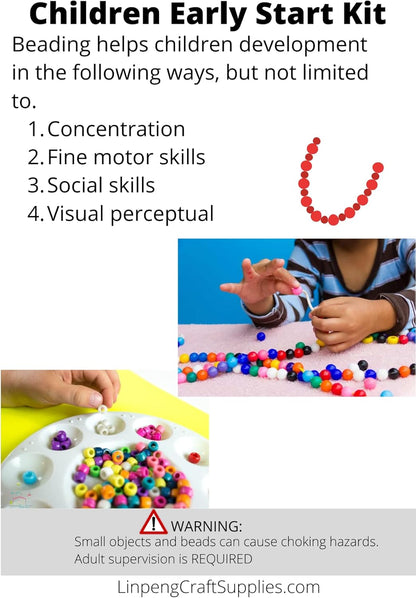 8mm Glass Beads Round Bulk for Bracelet, Glow in Dark Beads, DIY Jewelry Windchime Suncatcher Party Supplies, 300 pcs