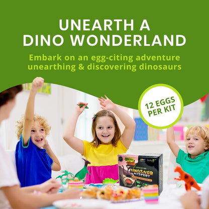 Nature Gear Gemstone Dig Kit for Kids, Educational Crystal Excavation Kit with 15 Mystery Gems, Interactive Adventure Fossil Mining Toy for Kids Age 3-5 and Up