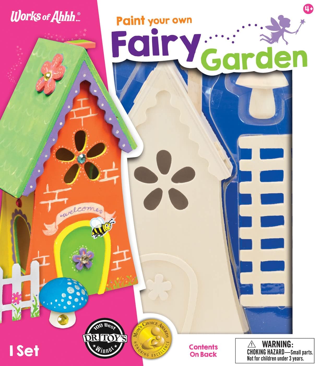 Works of Ahhh... Craft Set - Solar System Mobile Classic Wood Paint Kit