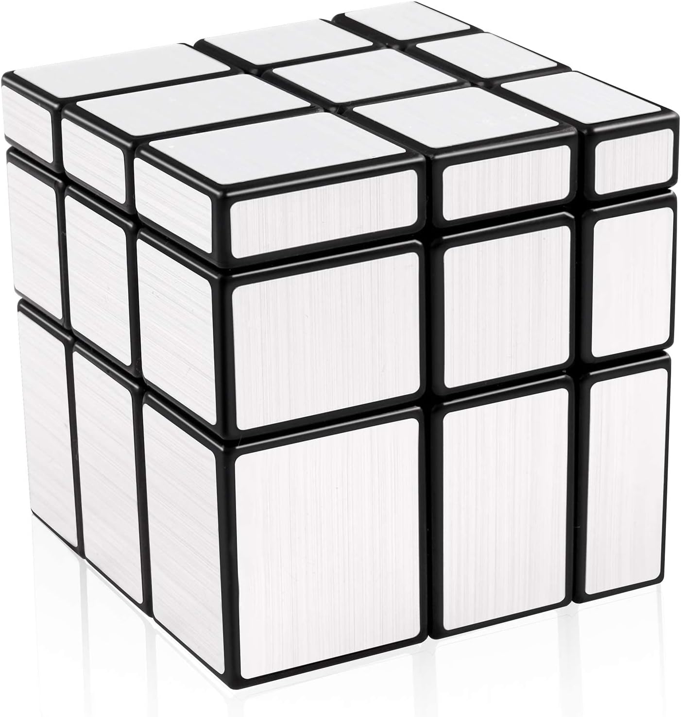 D-FantiX Shengshou Mirror Cube 3x3 Speed Cube Gold Mirror Blocks Cube 3x3x3 Different Shapes Puzzle Cube Toys for Kids Adult