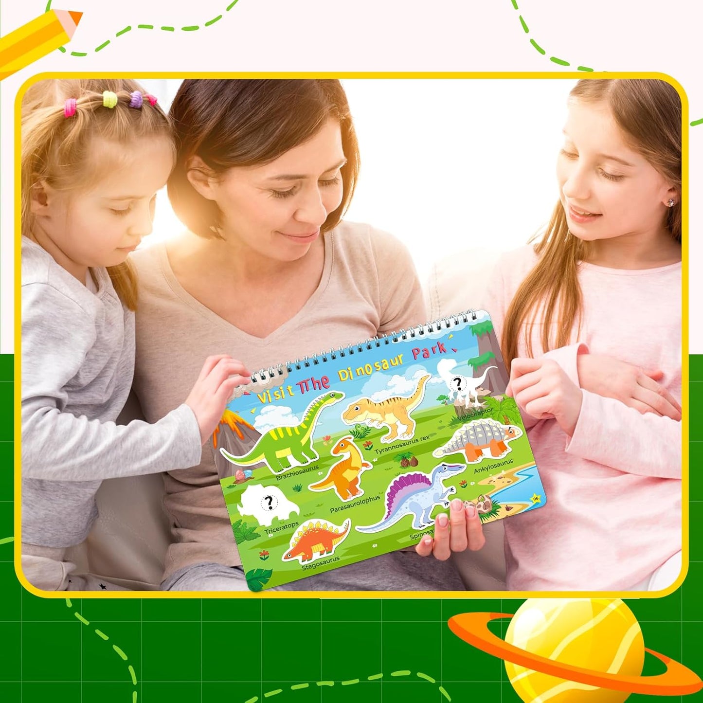 YTSQLER Montessori Busy Book for Toddlers 3-5 Kids Preschool Learning Book with 36 Themes Toddler Learning Toys Activities Velcro Autism Materials Homeschool Pre k Educational Gifts