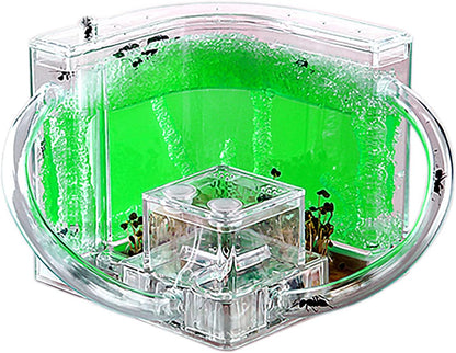 EXBEPE Ant Farm for Kids - Gel Castle Colony Ecosystem Terrarium Kit, Habitat Science Learning Kit