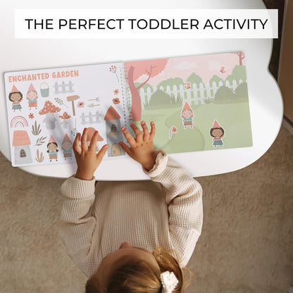 Fun Sticker Book for Toddlers 2-4 Years - Perfect Kids Activity Book with 500+ Beautiful Stickers & 12 Themes for Entertaining Boys & Girls 4-8 While Traveling - Incl. Coloring Pages