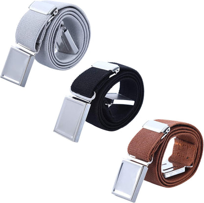 AWAYTR 3 PCS Kids Adjustable Magnetic Belts - Easy to Use Magnetic Buckle Belt for Boys and Girls
