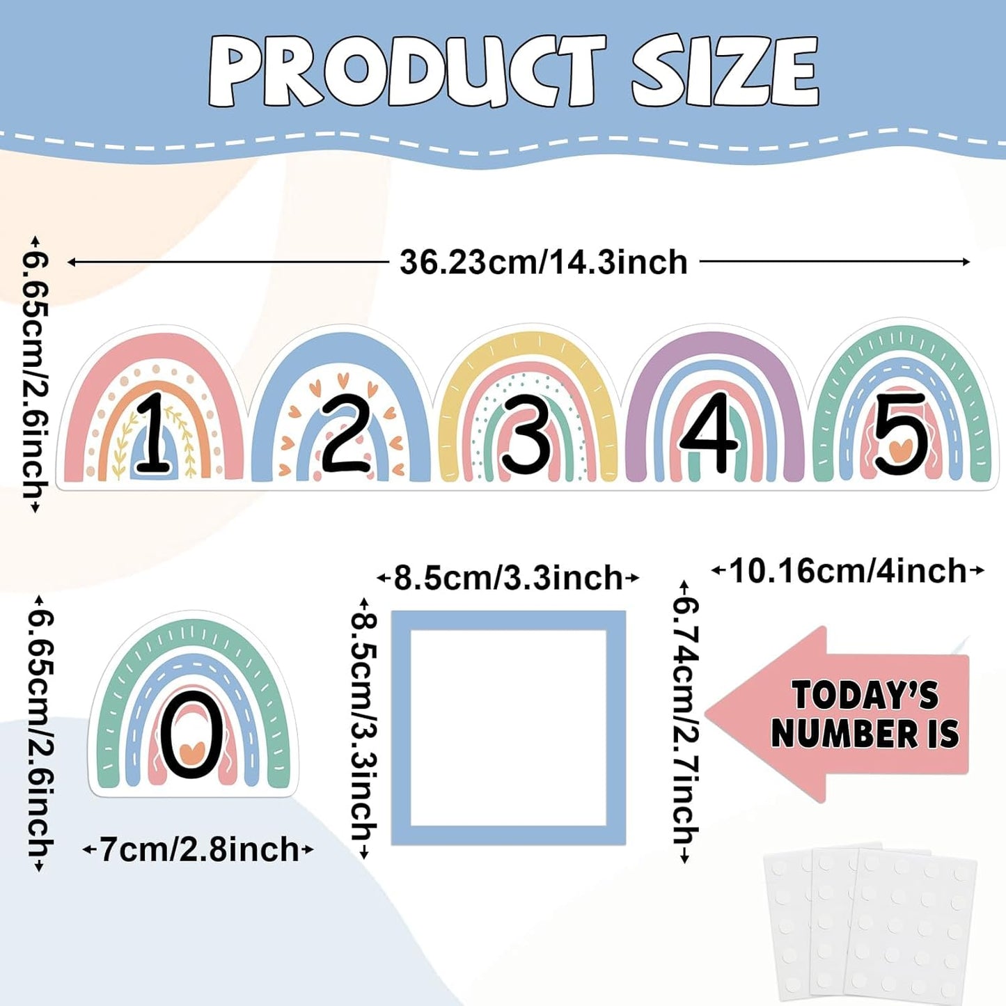 Number Line for Classroom Wall (-20 to +120) Boho Heart Shape Number Bulletin Board for Students Math Learning Boho Bulletin Border Decor Numbers Boarder Strips for Home School