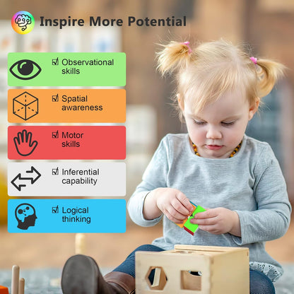 Vdealen Speed Cube Set, 7 Pack Puzzle Cube Bundle Fidget Ball 2x2 3x3 4x4 Pyramid Dodecahedron Rainbow Snake Magic Cube, Smooth Cube Game Toys Gift for Kids & Adults