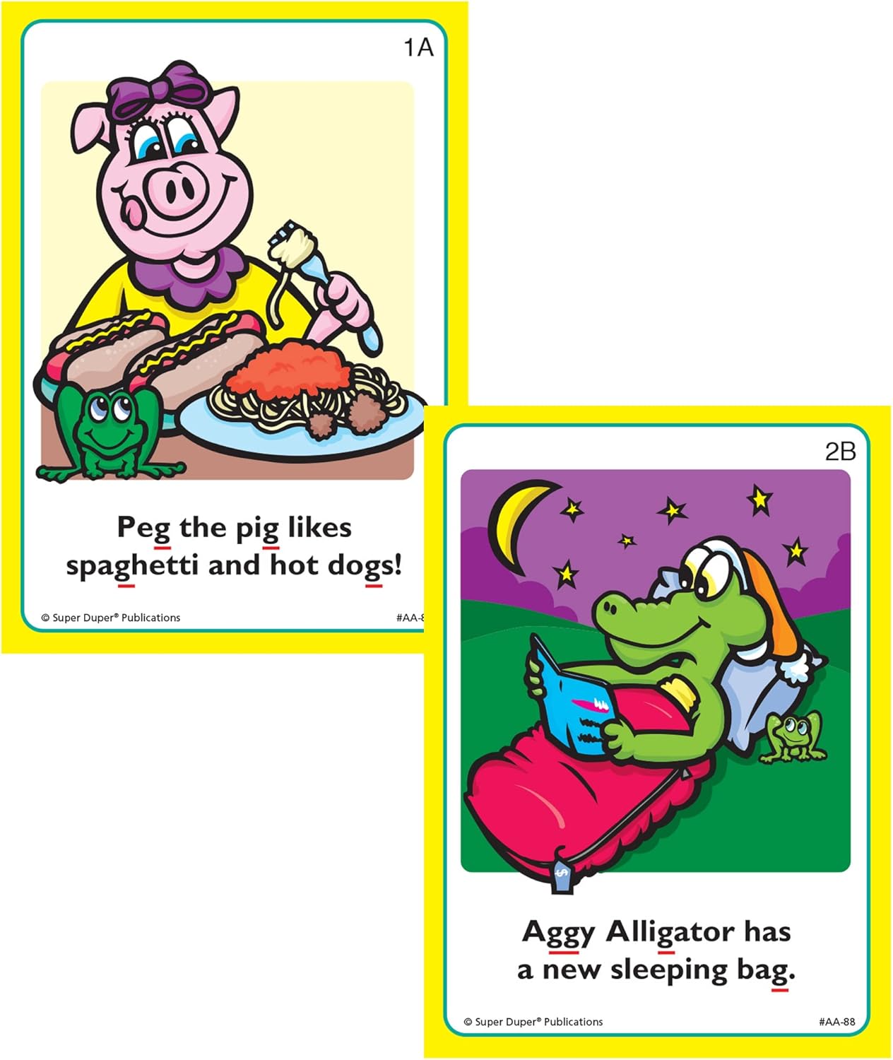 Super Duper Publications | Say and Do® Action Articulation G Sounds Fun Deck | Vocabulary and Language Development Flash Cards | Educational Learning Materials for Children