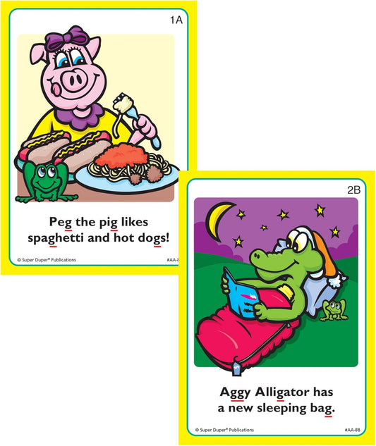 Super Duper Publications | Say and Do® Action Articulation G Sounds Fun Deck | Vocabulary and Language Development Flash Cards | Educational Learning Materials for Children