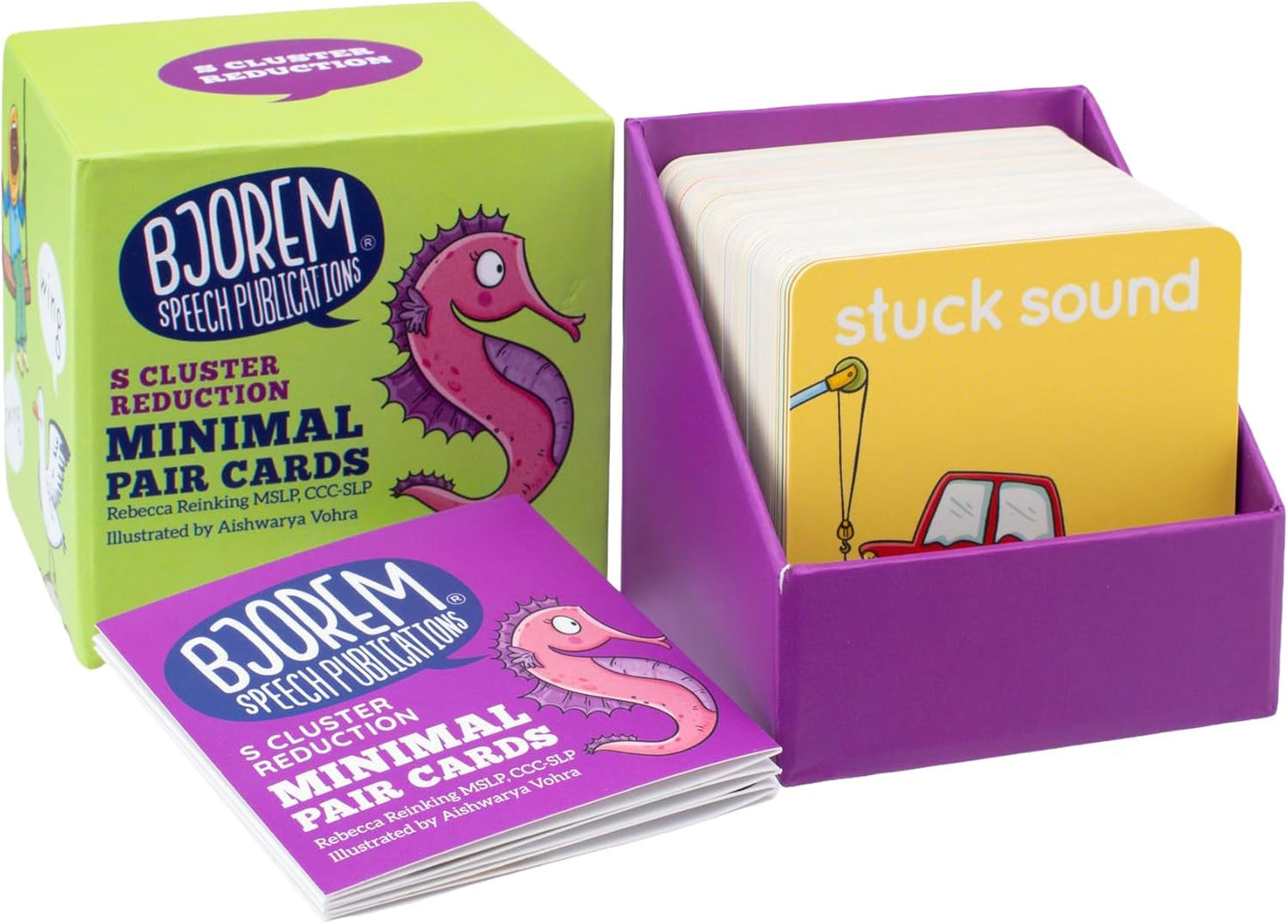 Bjorem Speech Minimal Pairs Stopping: Speech Therapy Cards for Children - Improve Articulation and Phonemic Awareness | Educational Materials | Speech Materials