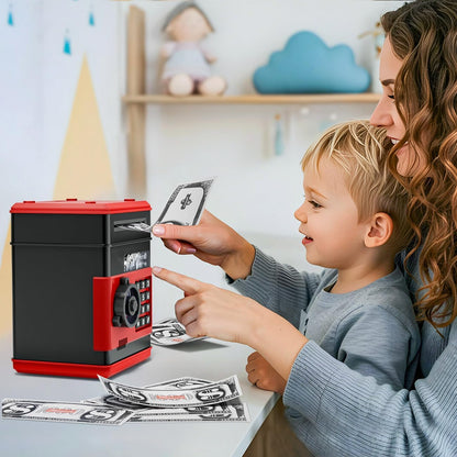 Kids Piggy Bank for Girls - Toys for 5 6 7 8 9 10 Year Old Girl Birthday Gifts - Electronic Piggy Bank ATM Machine Money Safe for Kids Toys Age 6-8-10