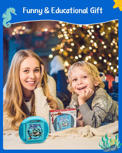 Rotating Puzzle for Kids 3 4 5 6 7 8 Year Old, 4 Puzzles in 1, Toddlers Travel, Car, Airplane, Road Trip Activities, Fine Motor Skills, Fidget, Gift for Boys & Girls Ages 3+ (Dinosaur)