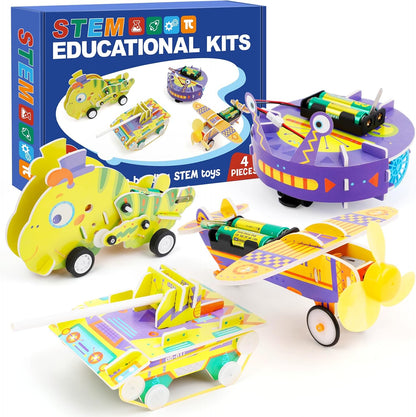 Kasfalci STEM Kits for Kids Age 8-10, STEM Toys for Boys Age 8-12, Science Experiments Robotics Engineering Projects Crafts Robot Building Activities for 6 7 8 9 10 11 12 13 14 Year Old Boys