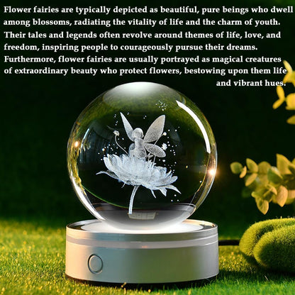 3D Solar System Crystal Ball Universe Glass Ball Space Astronomy Gift Planets Model Science Astrophysics Gifts Solar System Night Light Glass Globe Decor with 12 Colorful Modes Light Base