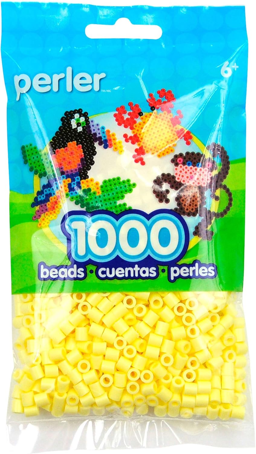 Perler Toothpaste Green Beads for Kids Crafts, 1000 pcs