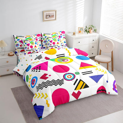 Erosebridal Chemical Equation Bed in a Bag Queen Comforter Set 7 Piece,Chemistry Bedding Sets Science Students Learning Gift Sheet Set with Comforter,Molecular Formula Education Bed Set - Colors B