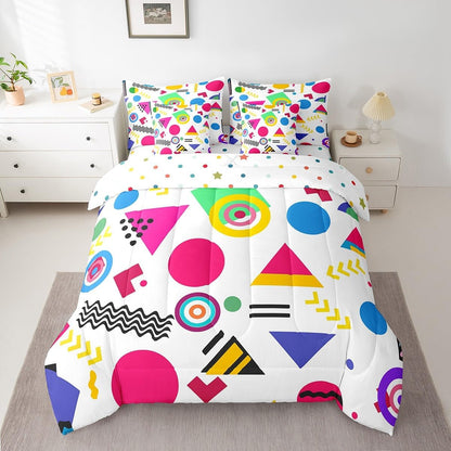 Erosebridal Chemical Equation Bed in a Bag Queen Comforter Set 7 Piece,Chemistry Bedding Sets Science Students Learning Gift Sheet Set with Comforter,Molecular Formula Education Bed Set - Colors B