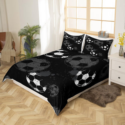 Drum Kit Duvet Cover,Kids Musical Instruments Bedding Set,Rock Music Comforter Cover for Boys Girls Room Decor,Neon Lighting Lightweight Bedspread Cover Twin Size with 1 Pillow Case(No Comforter)
