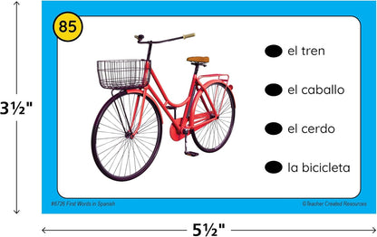 Teacher Created Resources Power Pen Learning Cards: First Words in Spanish Grades K+ (TCR6726)