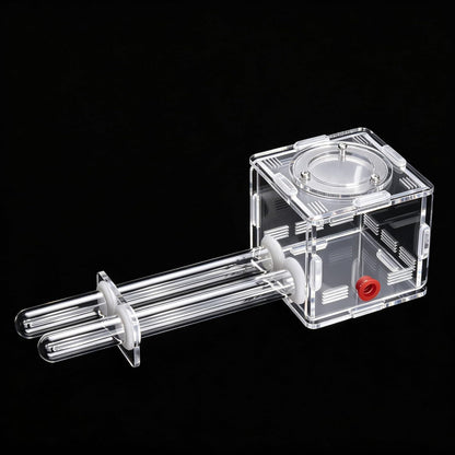 Acrylic Ant Farm Nest Tube, Clear Transparent Mini Formicarium, Scientific Observation Kit with Mesh Cover, Educational Ant Housing System (Double Test Tube)