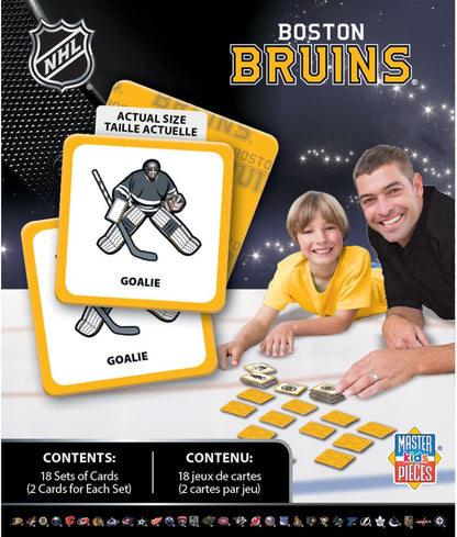 MasterPieces NHL Chicago Blackhawks Matching Game, For Ages 3+ - Fun Family Entertainment for Kids and Adults - Educational, Engaging, and Perfect for Game Night, Interactive Classroom Activities