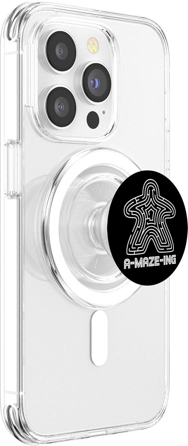 Meeple Maze for Board Game Lovers &Geeks,Tabletop Game Night PopSockets MagSafe PopGrip for iPhone